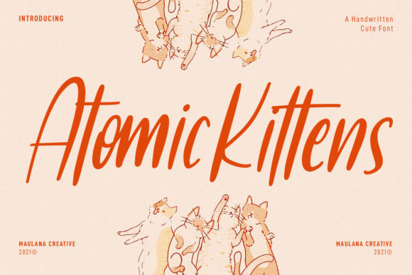 Atomic Kittens: A Timeless Script Handwritten Font for Web Design
