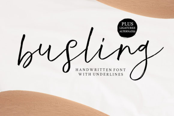 Busling Font Review: A Luxury Script for Modern Designers