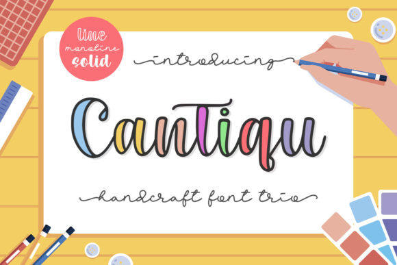 Cantiqu: The Perfect Script Handwritten Font for Makers