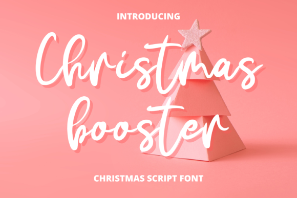 Christmas Booster Font Review: Elegant Script for Branding