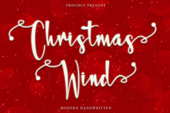 Christmas Wind: A Festive Script Font for Makers
