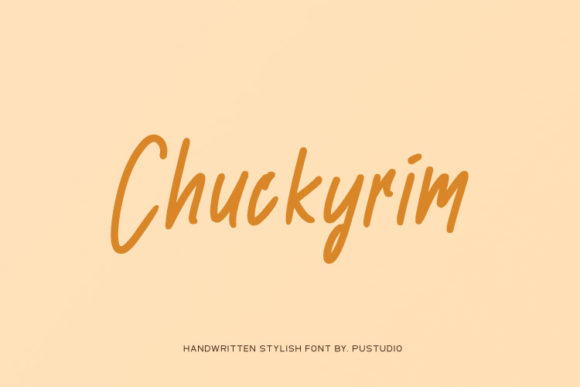 Chuckyrim: The Fresh Handwritten Font for Makers