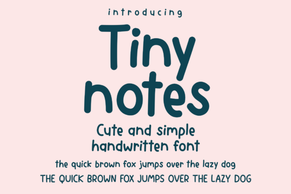 Elevate Editorial Design with the Tiny Notes Typeface