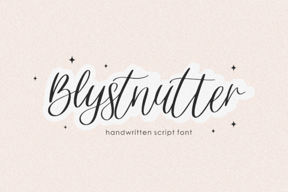 Elevate Your Brand with the Blystnutter Typeface