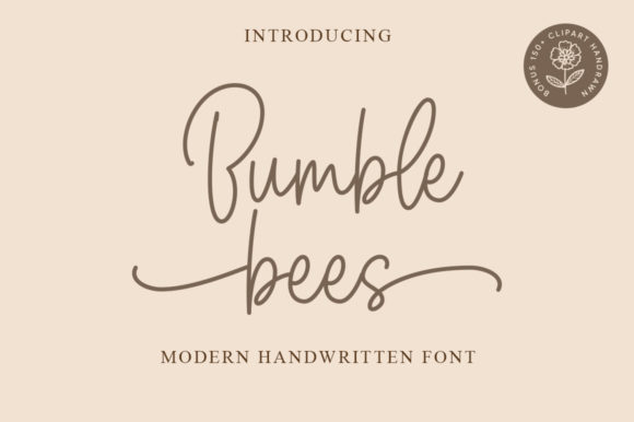Elevate Your Brand with the Bumble Bees Typeface