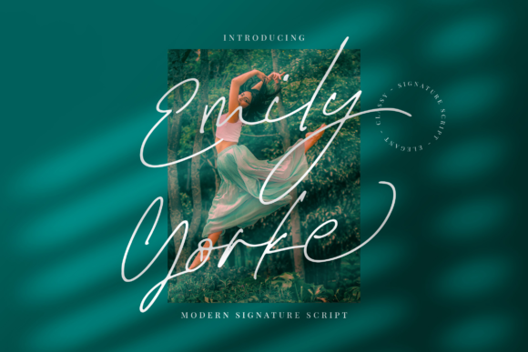 Emily Yorke: An Elegant Script Font for Editorial Design