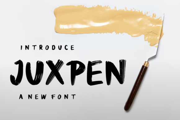 Juxpen: A Natural Script Handwritten Font for Makers