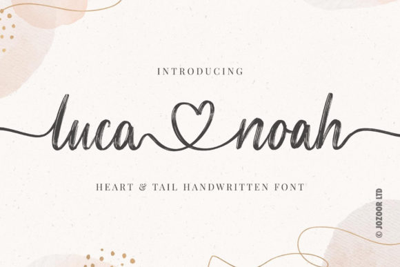 Luca Noah: The Romantic Script Font for Luxury Campaigns