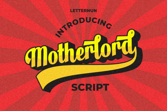 Motherlord Font Review: A Bold Retro Script for Designers
