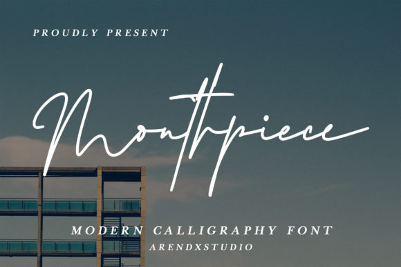 Mouthpiece Font Review: A Modern Calligraphy Typeface for Branding