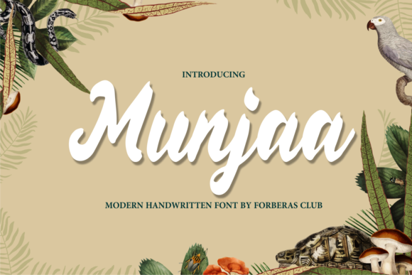 Munjaa: The Bold Handwritten Font for Authentic Branding