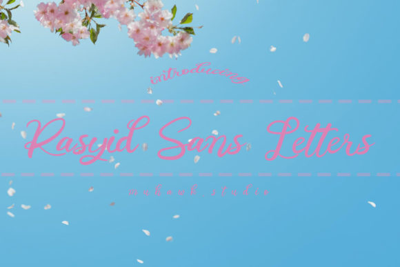 Rasyid Sans Letters: A Dainty Typeface for Small Business Branding