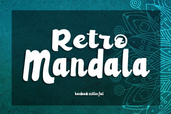 Retro Mandala: A Dainty Script Font for Editorial Design