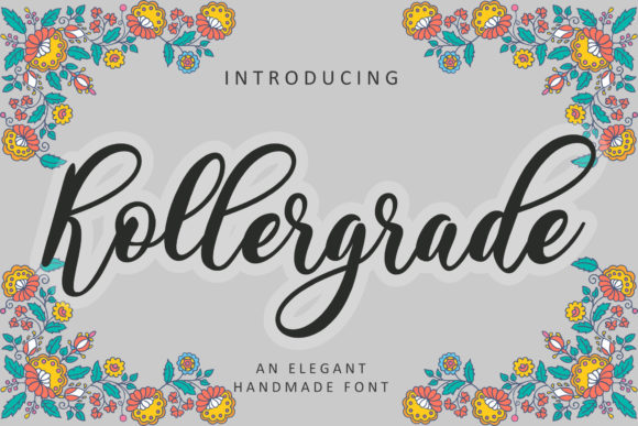 Rollergrade Font: Elegant Script for Modern Branding