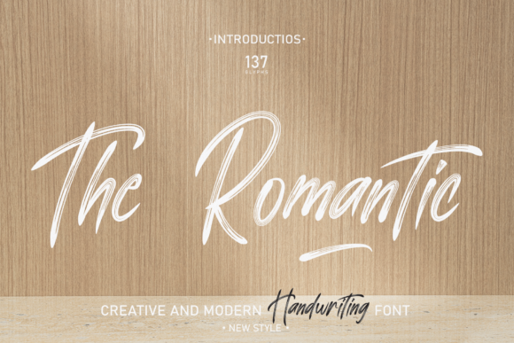 The Romantic Font: A Delicate Script for Elegant Designs