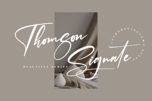 Thomson Signate: The Perfect Handwritten Font for Crafters
