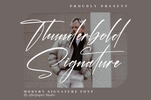 Thunderbold Signature: The Premium Font for Elegant Branding