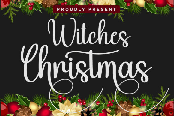 Witches Christmas Font Review for Makers